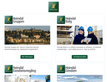 Tablet Screenshot of heimdal.no